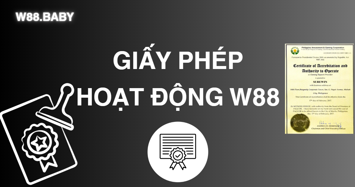 Giấy Phép Hoạt Động W88 - Chứng Nhận Quốc Tế Và Pháp Lý Minh Bạch - Picamo Giấy Phép Hoạt Động W88 - Chứng Nhận Quốc Tế Và Pháp Lý Minh Bạch - Picamo